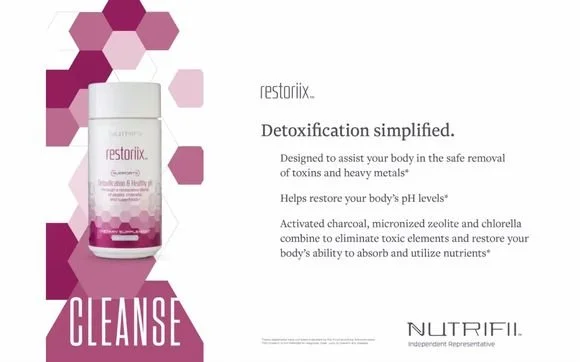 Restoriix detox charcoal and zeolite — Oasis Beauty & Wellness